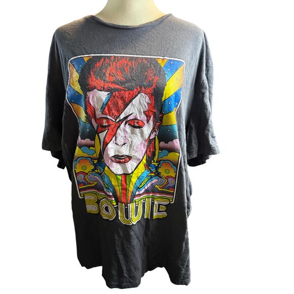 Old Navy David Bowie Ziggy Stardust Graphic Tee, Vintage Style Pop Art, 3XL - Picture 1 of 5